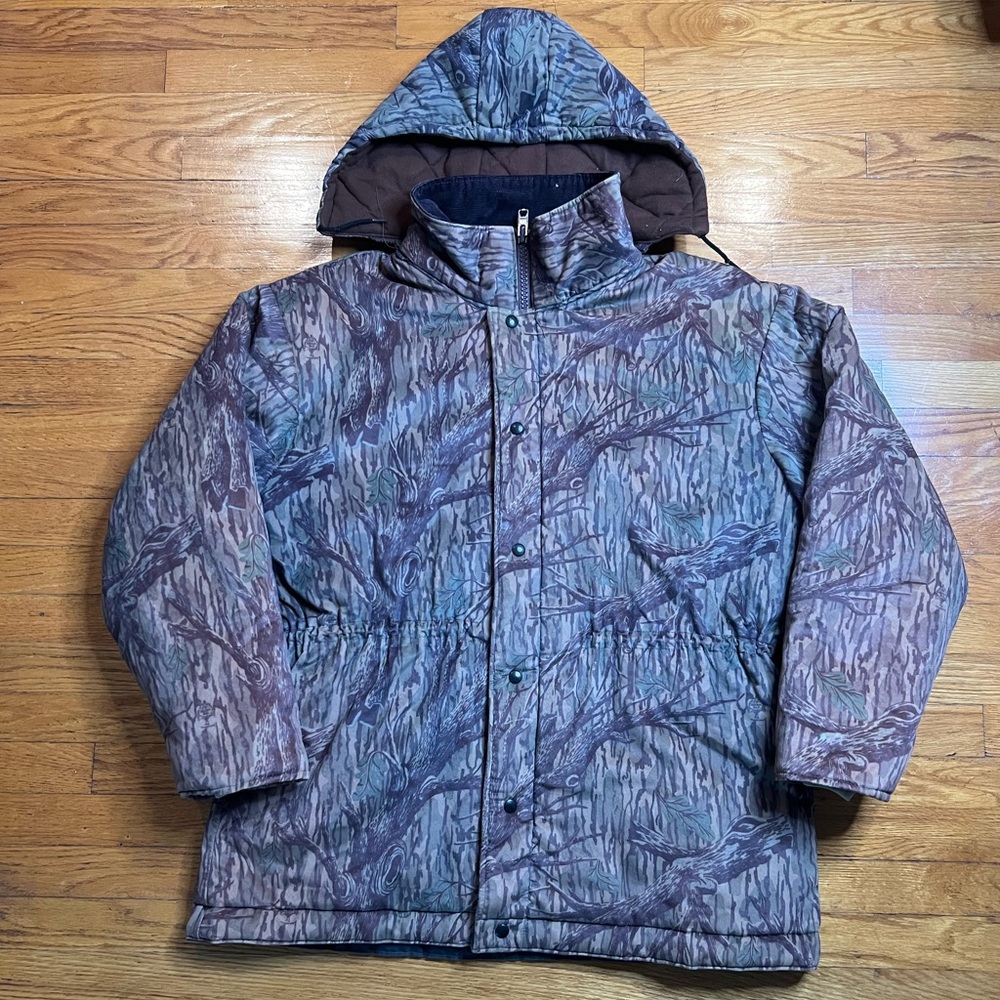 Camouflage Hooded Jacket vintage pella mossy oak